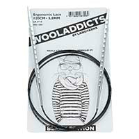 Wooladdicts Black Edition Ergonomic Lace 120 cm / 4 mm