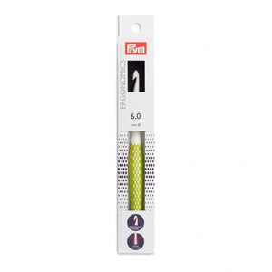 6 mm Wollhäkelnadeln Prym Ergonomics, 17 cm