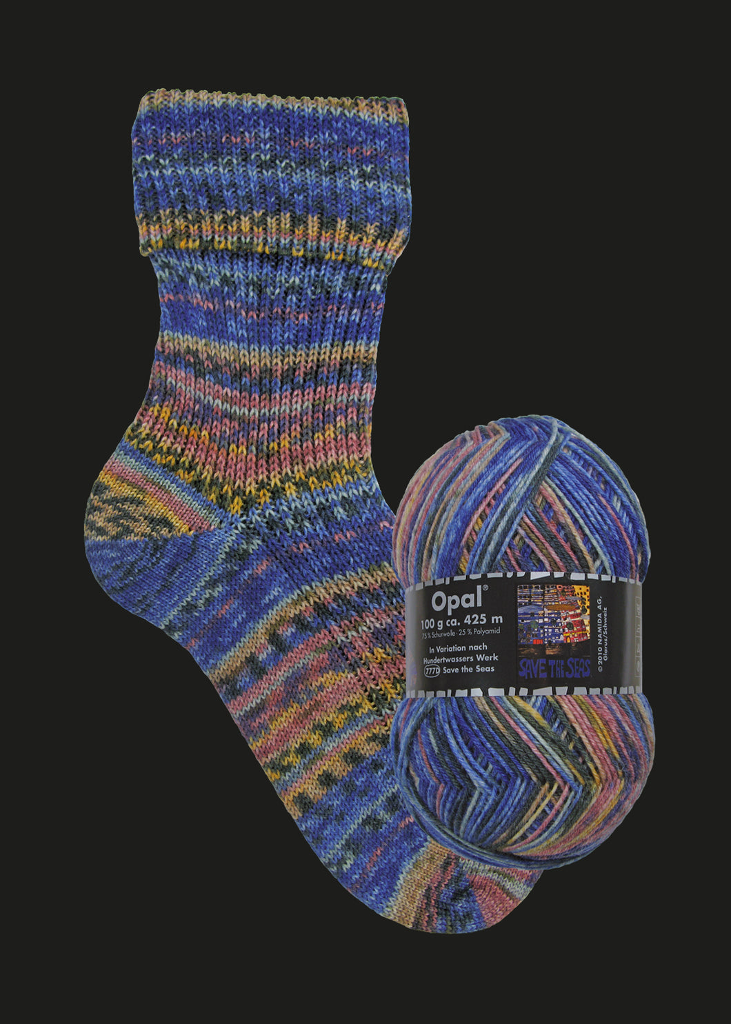 Hundertwasser Save the seas 3207