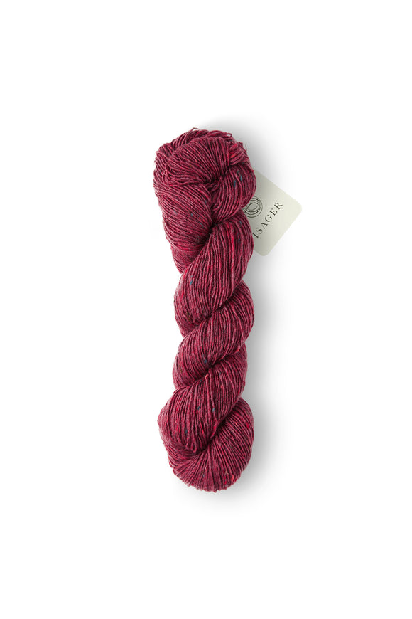 Isager Tweed plum