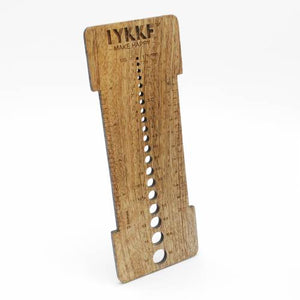LYKKE Mangoholz Nadelmass  für Stricknadeln
