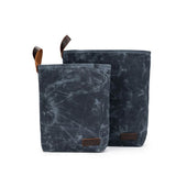 Della Q Knit Stricktasche / Set zu 2 Stk / dunkles blaugrau