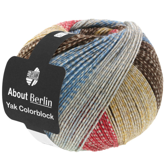 About Berlin Meilenweit 100 Yak Colorblock 642