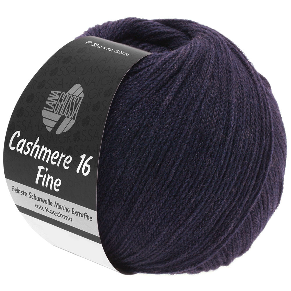 Lana Grossa Cashmere 16 Fine - Farbe 12 nachtblau