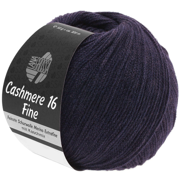 Lana Grossa Cashmere 16 Fine - Farbe 12 nachtblau