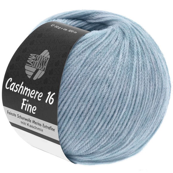 Lana Grossa Cashmere 16 Fine - Farbe 28 hellblau