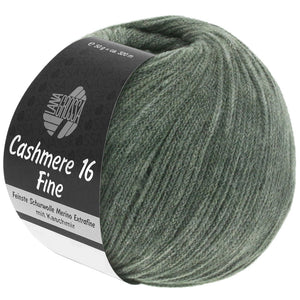 Lana Grossa Cashmere 16 Fine - Farbe  34 graugrün