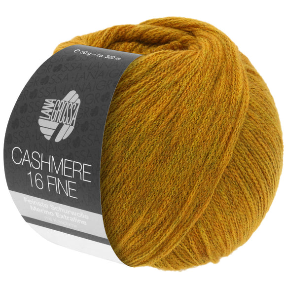 Lana Grossa Cashmere 16 Fine - Farbe  38 goldgelb