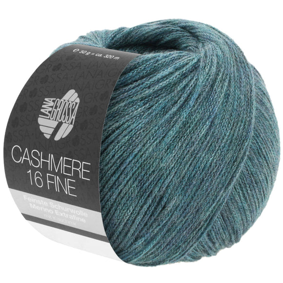 Lana Grossa Cashmere 16 Fine - Farbe  40 petrolgrün