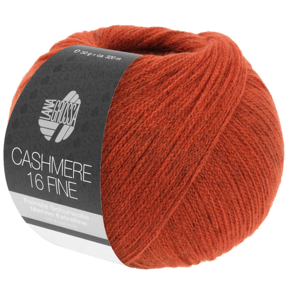 Lana Grossa Cashmere 16 Fine - Farbe  44 rost