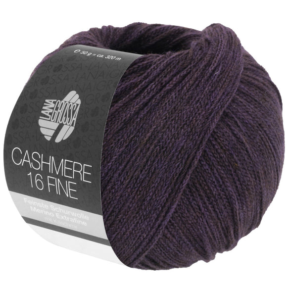 Lana Grossa Cashmere 16 Fine - Farbe 47 Aubergine