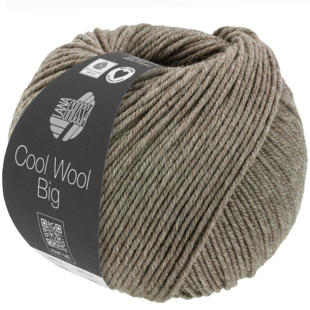 Cool Wool Big Melange 1621 graubraun meliert