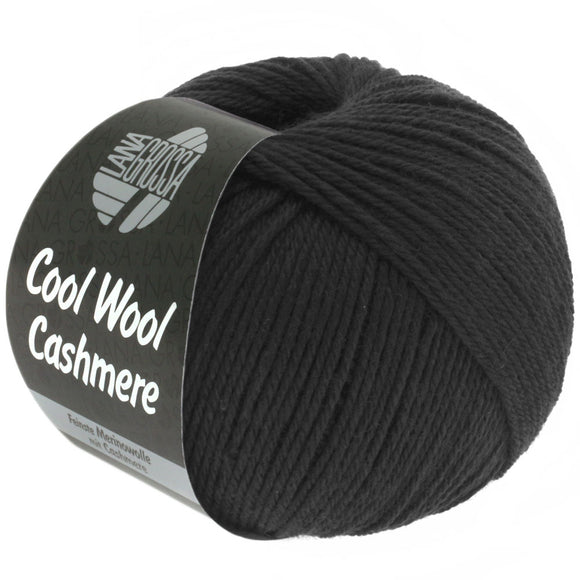 Lana Grossa Cool Wool Cashmere 15 schwarz