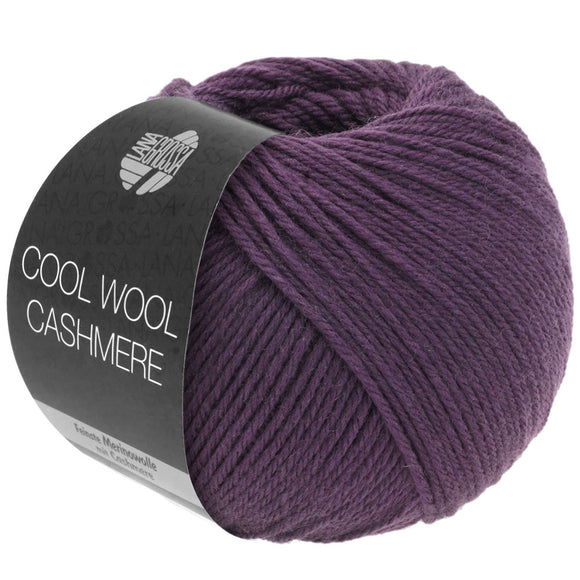 Lana Grossa Cool Wool Cashmere 37 aubergine⁸