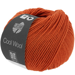 Lana Grossa Cool Wool 1406 rotorange meliert