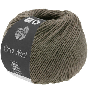 Lana Grossa Cool Wool 1422 dunkelbraun meliert