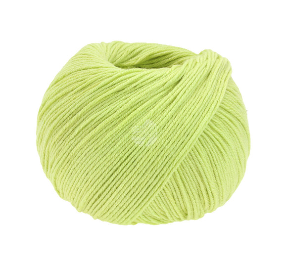 Lana Grossa Cotton Love 6 gelbgrün