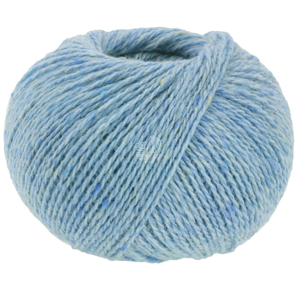 Country Tweed Fine 113 blau - meliert