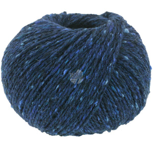 Country Tweed Fine 114 dunkelblau - meliert