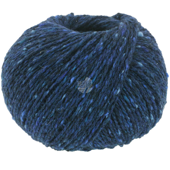 Country Tweed Fine 114 dunkelblau - meliert