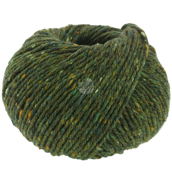 Lana Grossa Country Tweed 7 dunkelgrün meliert