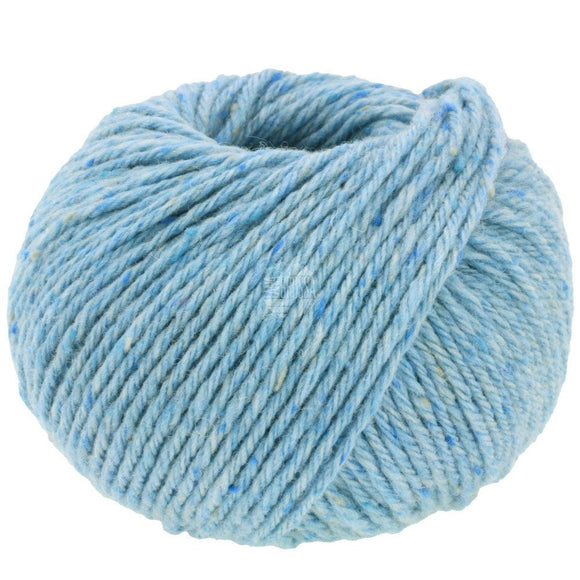 Lana Grossa Country Tweed 13 blau-meliert