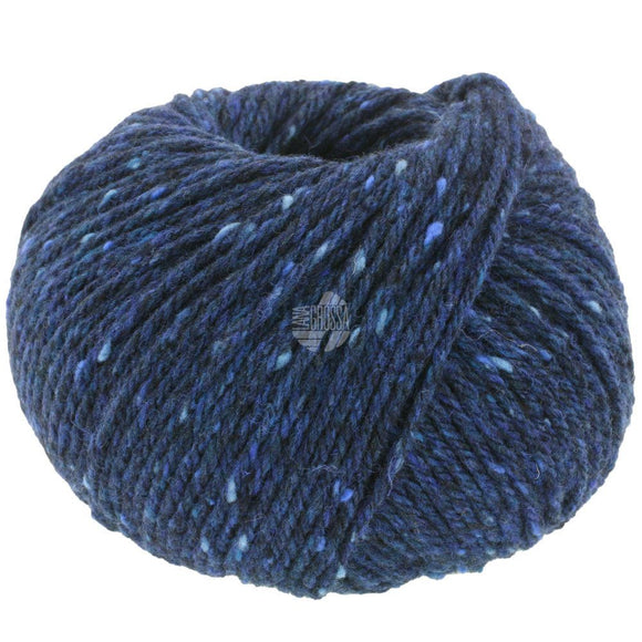 Lana Grossa Country Tweed 14 dunkelblau - meliert
