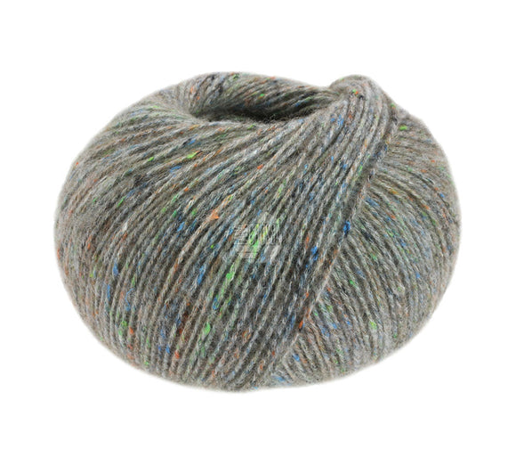 Ecopuno Tweed 303 grüngrau-meliert