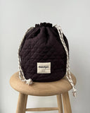 Petite Knit - Get Your Knit Together Bag - Dark Oak