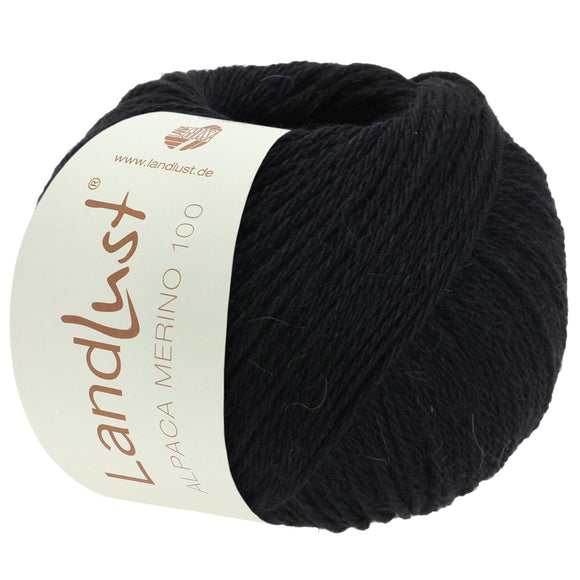 Alpaca Merino 100 Landlust  310 schwarz