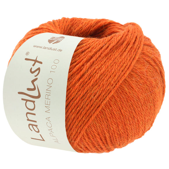 Alpaca Merino 100 Landlust  321 dunkelorange