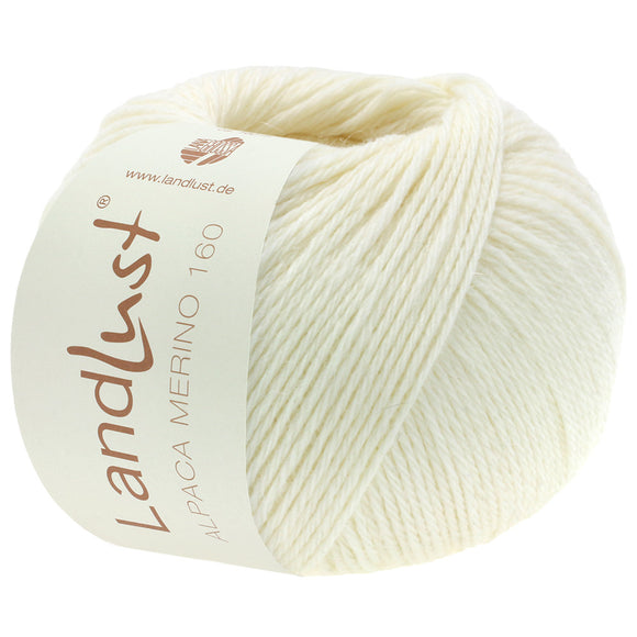 Farbe 401 rohweiß Landlust Alpaka Merino 160