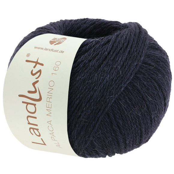 Farbe 412 schwarzblau Landlust Alpaka Merino 160