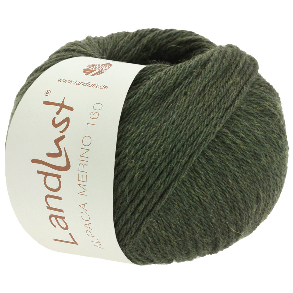 Farbe 423 moosgrün Landlust Alpaka Merino 160