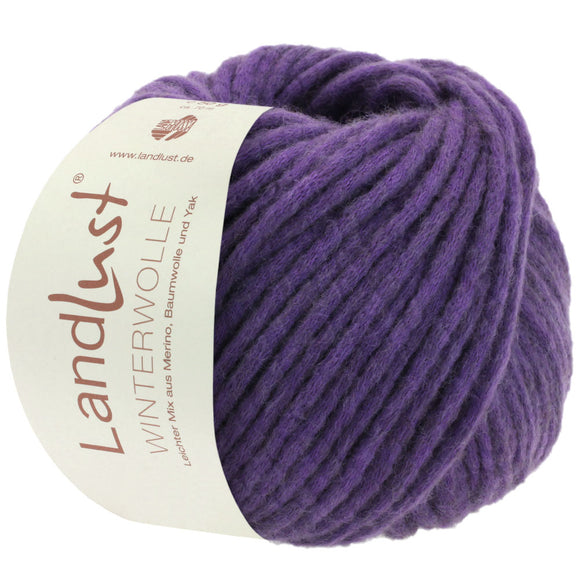 Landlust Winterwolle 5 lila meliert
