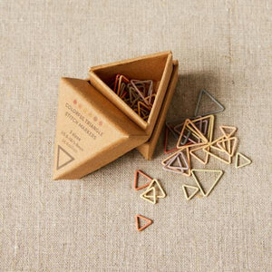 cocoknits Triangle Stitch Markers Earth Tones