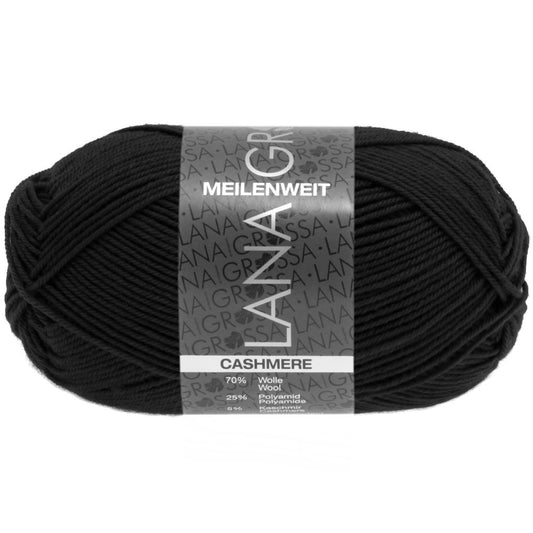 Meilenweit 50 Cashmere 8 schwarz