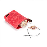 Della Q Knit Stricktasche / Set zu 2 Stk / Lachs